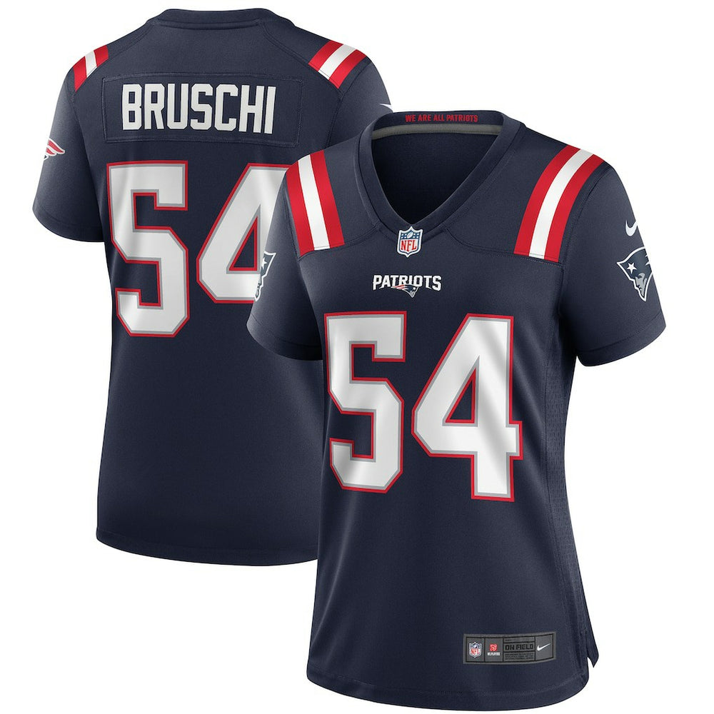 Nike Tedy Bruschi New England Patriots Women's Game Retired Player Jersey Navy