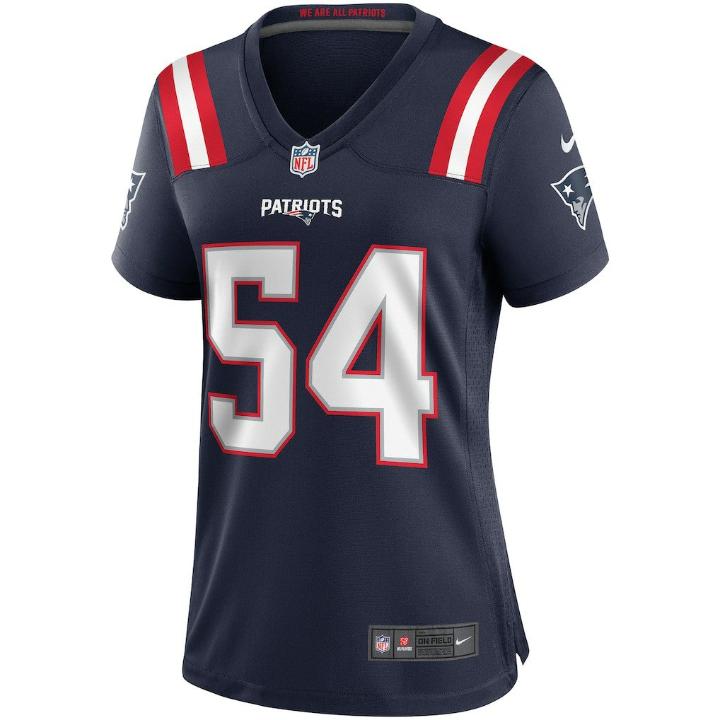 Nike Tedy Bruschi New England Patriots Women's Game Retired Player Jersey Navy