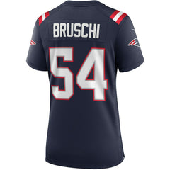 Nike Tedy Bruschi New England Patriots Women's Game Retired Player Jersey Navy