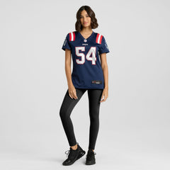 Nike Tedy Bruschi New England Patriots Women's Game Retired Player Jersey Navy