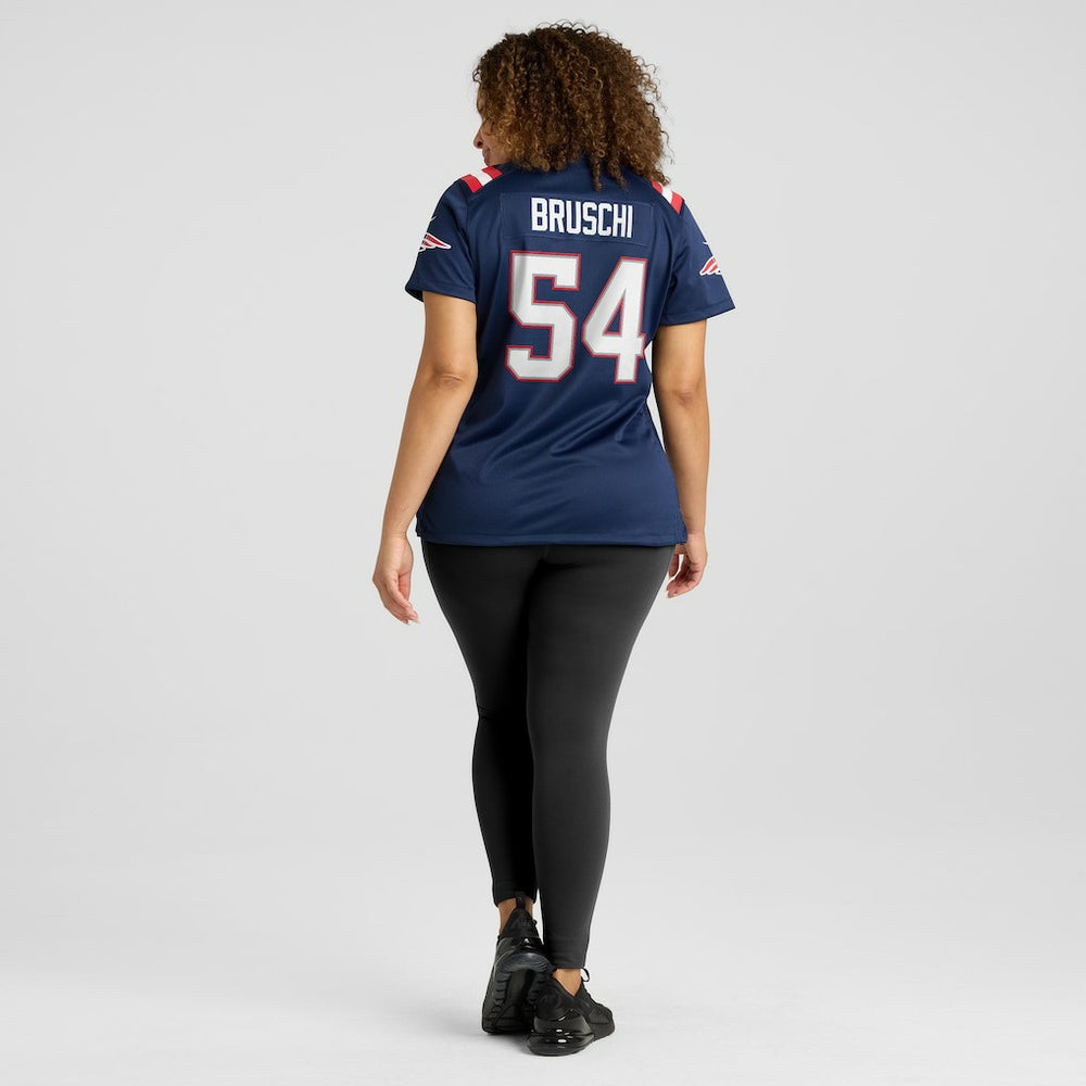 Nike Tedy Bruschi New England Patriots Women's Game Retired Player Jersey Navy
