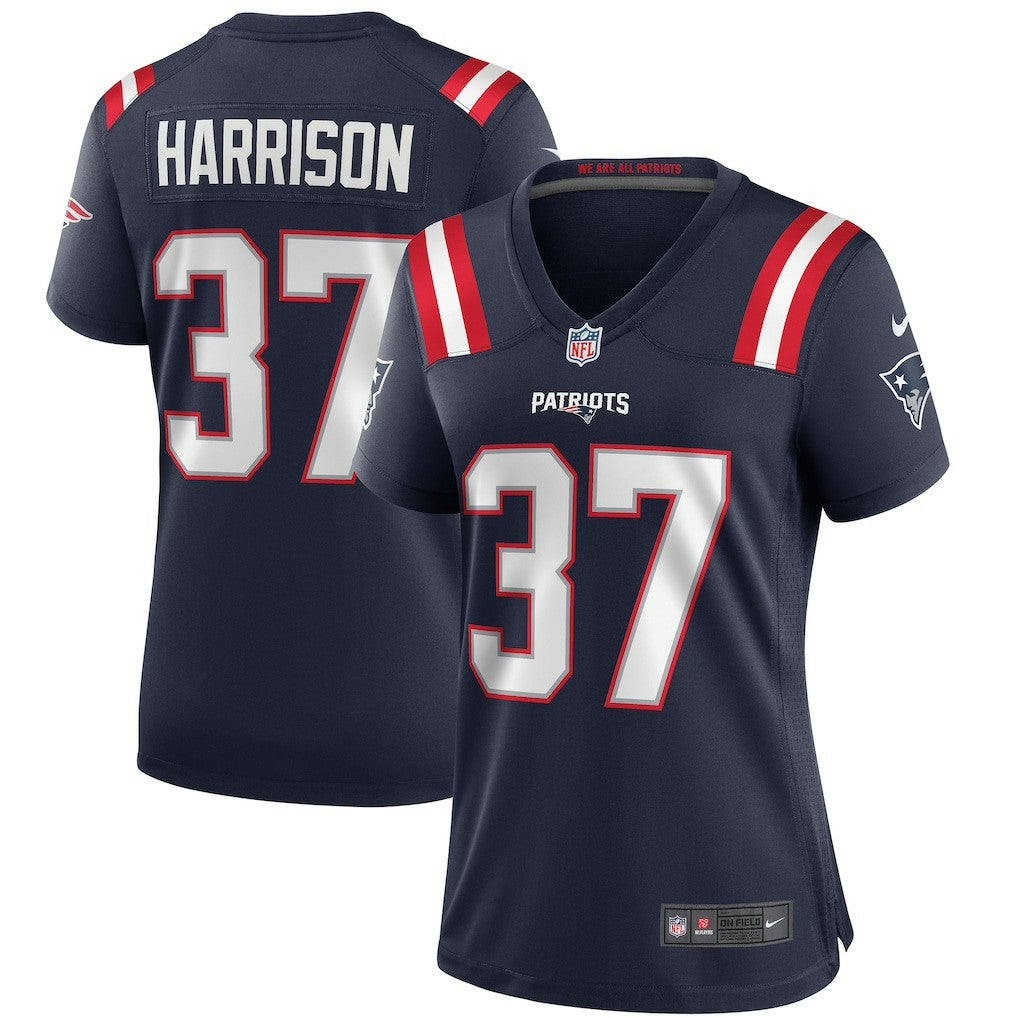 Nike Rodney Harrison New England Patriots Women's Game Retired Player Jersey Navy
