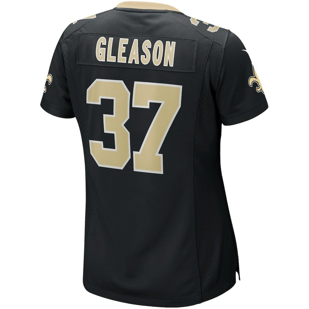 Nike Steve Gleason New Orleans Saints Women's Game Retired Player Jersey Black