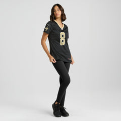 Nike Archie Manning New Orleans Saints Women's Game Retired Player Jersey Black