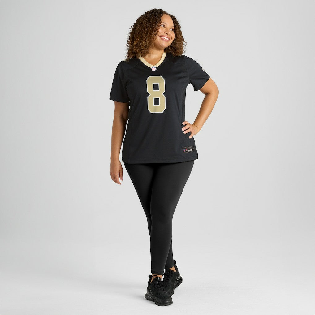 Nike Archie Manning New Orleans Saints Women's Game Retired Player Jersey Black
