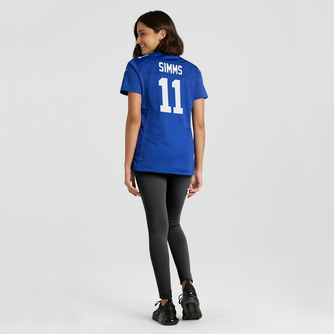 Nike Phil Simms New York Giants Women's Game Retired Player Jersey Royal