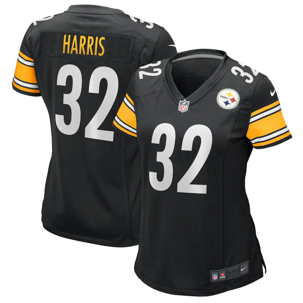 Nike Franco Harris Pittsburgh Steelers Women's Game Retired Player Jersey Black