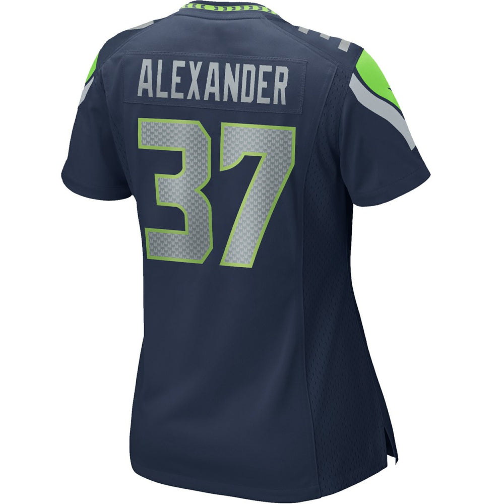 Nike Shaun Alexander Seattle Seahawks Women's Game Retired Player Jersey College Navy