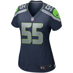 Nike Brian Bosworth Seattle Seahawks Women's Game Retired Player Jersey College Navy
