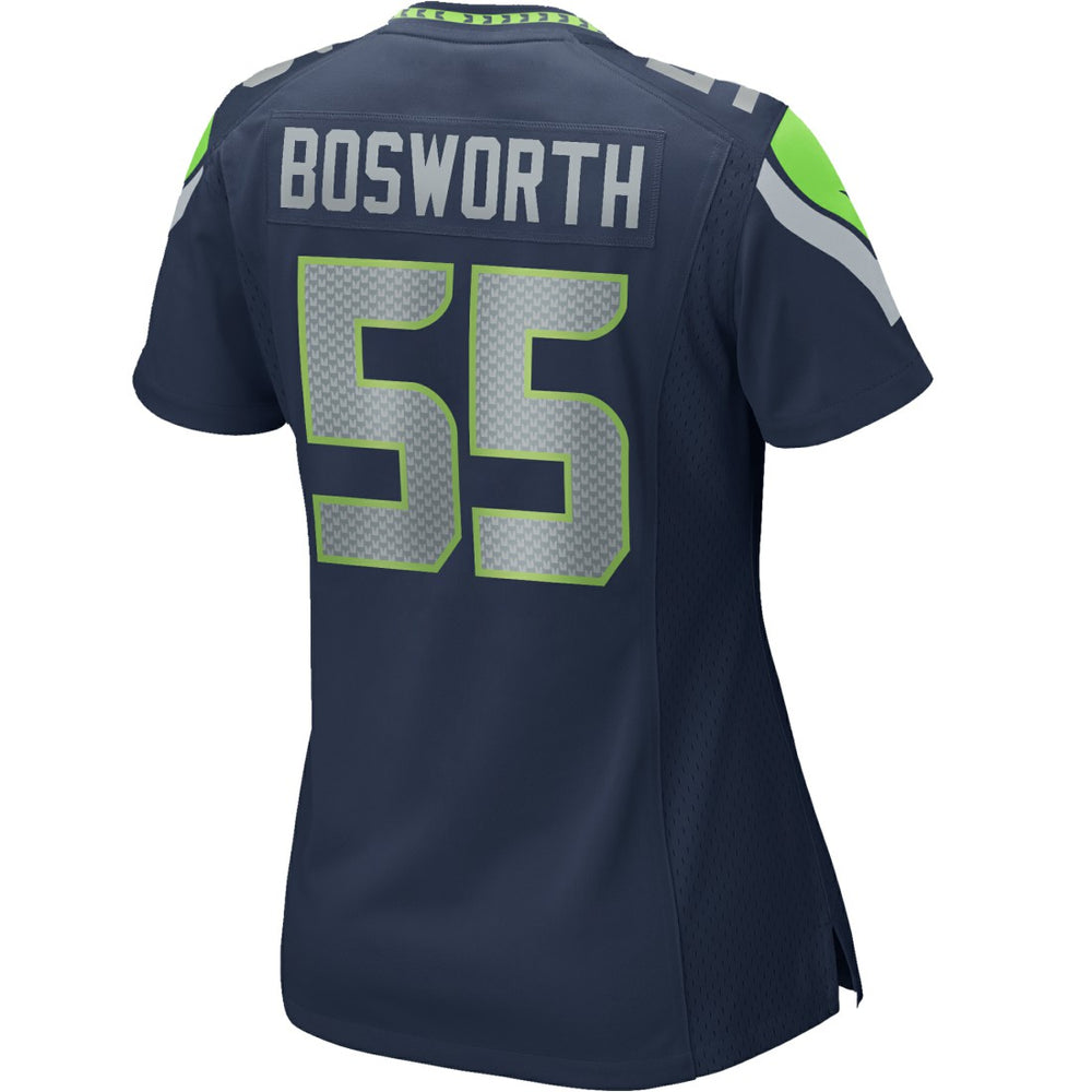 Nike Brian Bosworth Seattle Seahawks Women's Game Retired Player Jersey College Navy