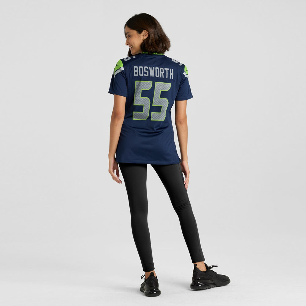 Nike Brian Bosworth Seattle Seahawks Women's Game Retired Player Jersey College Navy