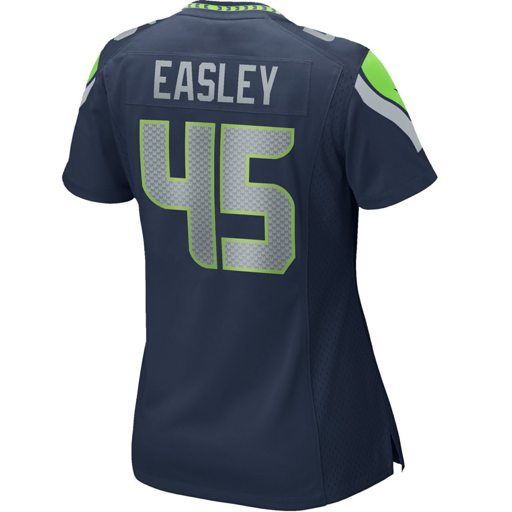 Nike Kenny Easley Seattle Seahawks Women's Game Retired Player Jersey College Navy