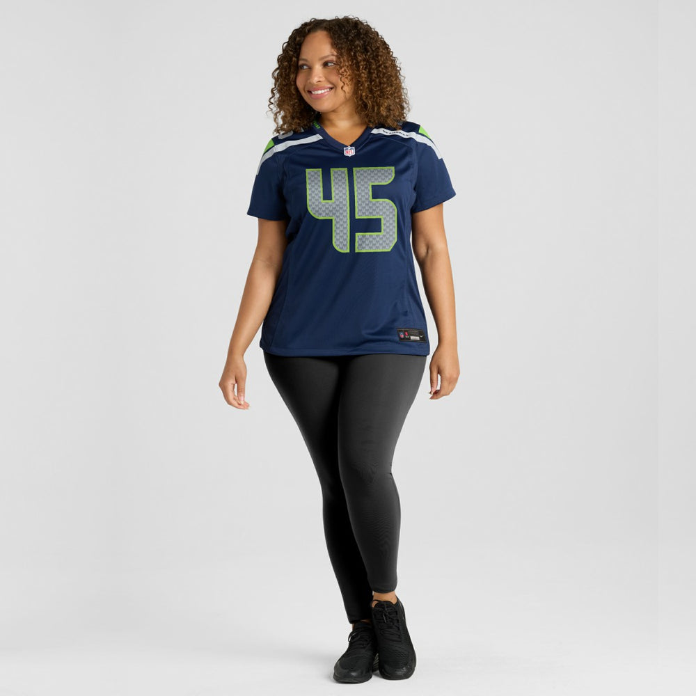 Nike Kenny Easley Seattle Seahawks Women's Game Retired Player Jersey College Navy