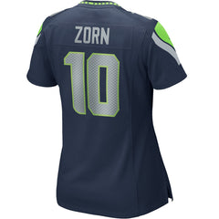 Nike Jim Zorn Seattle Seahawks Women's Game Retired Player Jersey College Navy