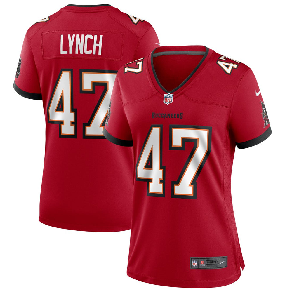 Nike John Lynch Tampa Bay Buccaneers Women's Game Retired Player Jersey Red