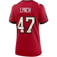 Nike John Lynch Tampa Bay Buccaneers Women's Game Retired Player Jersey Red