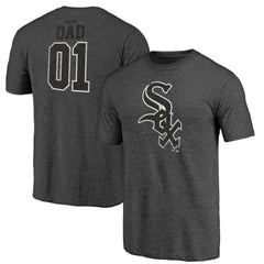 Chicago White Sox Father's Day Greatest Dad Tri-Blend T-Shirt - Black - MLB Discount