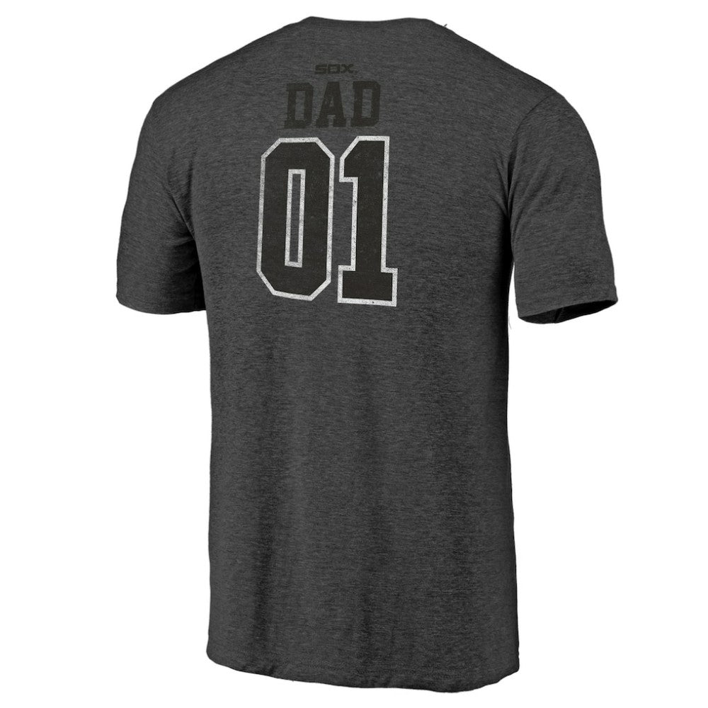 Chicago White Sox Father's Day Greatest Dad Tri-Blend T-Shirt - Black - MLB Discount