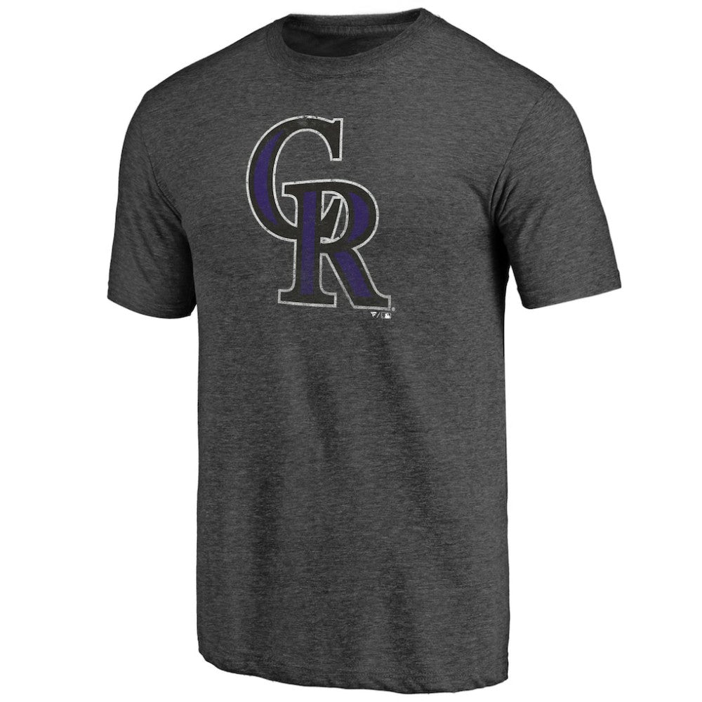 Colorado Rockies Father's Day Greatest Dad Tri-Blend T-Shirt - Black - MLB on Sale