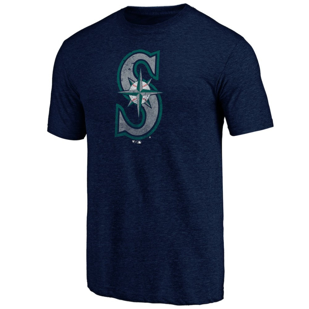 Seattle Mariners Father's Day Greatest Dad Tri-Blend T-Shirt - Navy - MLB Lifestyle