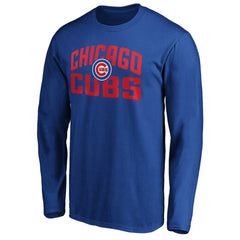 Chicago Cubs Father's Day #1 Dad Long Sleeve T-Shirt - Royal - MLB on Sale