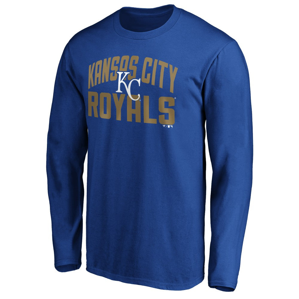 Kansas City Royals Father's Day #1 Dad Long Sleeve T-Shirt - Royal - MLB Online