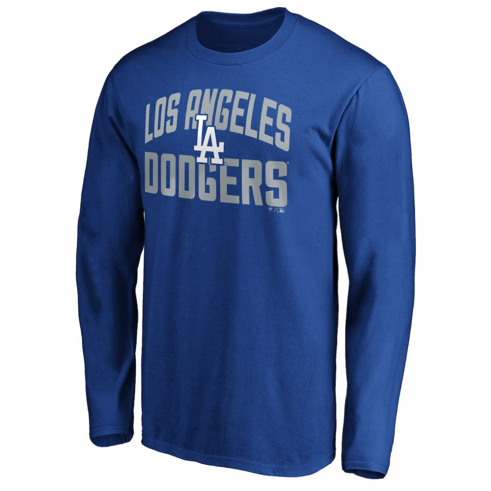Los Angeles Dodgers Father's Day #1 Dad Long Sleeve T-Shirt - Royal - MLB on Sale