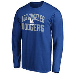 Los Angeles Dodgers Father's Day #1 Dad Long Sleeve T-Shirt - Royal - MLB on Sale