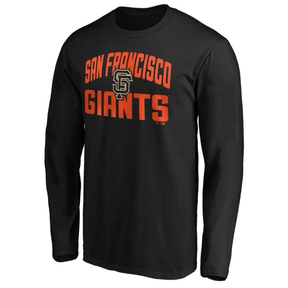 San Francisco Giants Father's Day #1 Dad Long Sleeve T-Shirt - Black - MLB on Sale