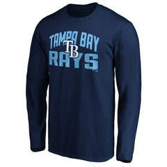 Tampa Bay Rays Father's Day #1 Dad Long Sleeve T-Shirt - Navy - MLB Discount