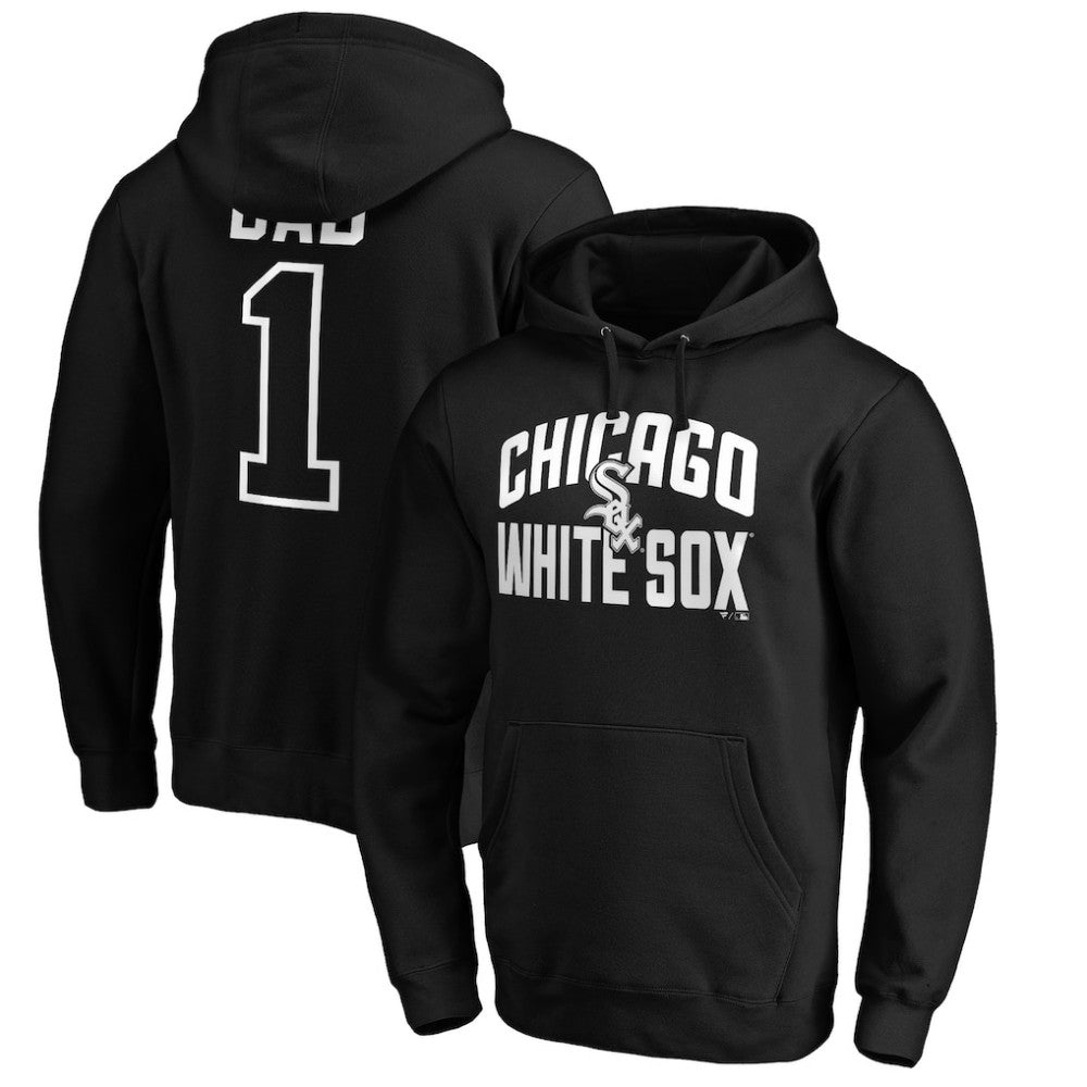Chicago White Sox Father's Day #1 Dad Pullover Hoodie - Black - MLB Lifestyle