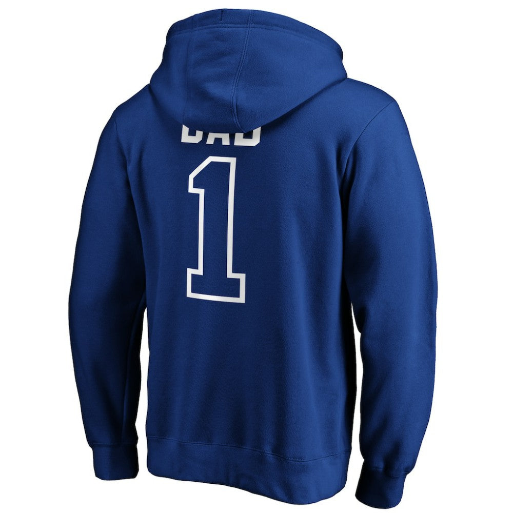 Los Angeles Dodgers Father's Day #1 Dad Pullover Hoodie - Royal - MLB Online