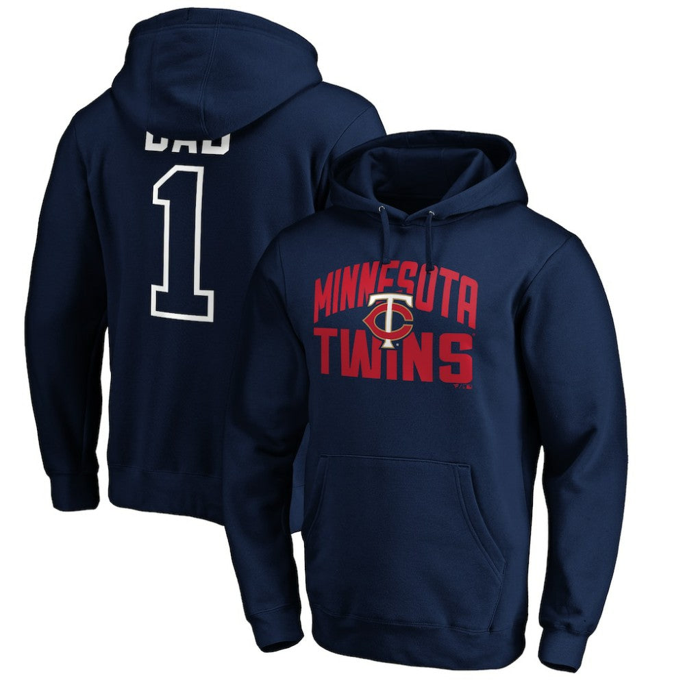 Minnesota Twins Father's Day #1 Dad Pullover Hoodie - Navy - MLB Online