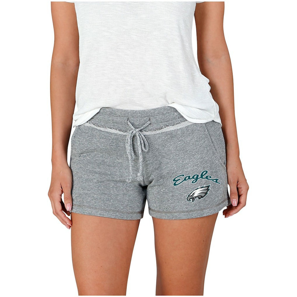 Philadelphia Eagles Concepts Sport Women's Mainstream Terry Shorts Gray