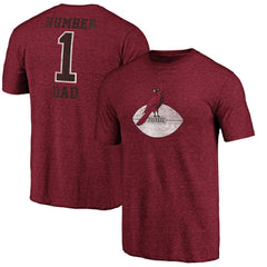 Arizona Cardinals #1 Dad Team Logo T-Shirt Cardinal