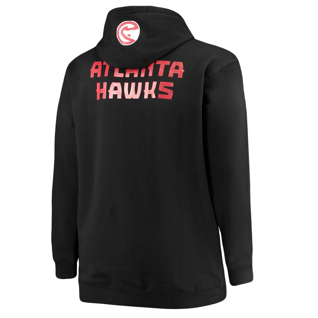 Trae Young Atlanta Hawks Big & Tall Player Name & Number Full-Zip Hoodie Jacket Black | Fanatics