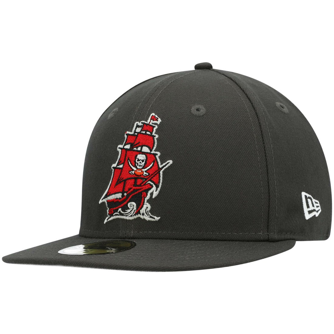 Tampa Bay Buccaneers New Era Omaha 59FIFTY Fitted Hat Pewter