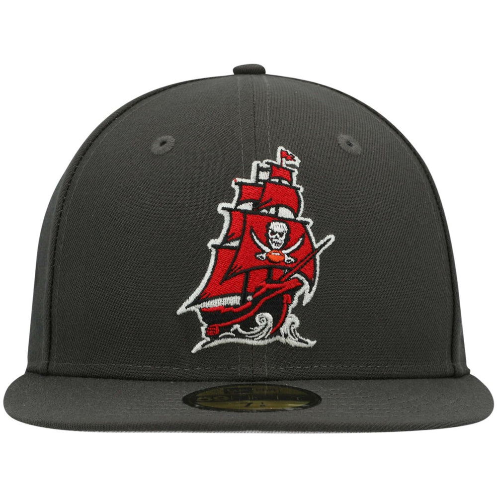 Tampa Bay Buccaneers New Era Omaha 59FIFTY Fitted Hat Pewter
