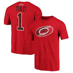 Carolina Hurricanes Greatest Dad Tri-Blend T-Shirt - Red - NHL 3990255
