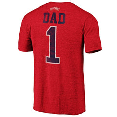Florida Panthers Greatest Dad Tri-Blend T-Shirt - Red - NHL 3990262