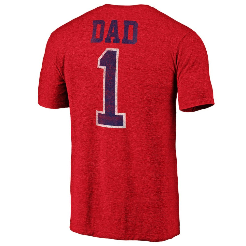 Montreal Canadiens Greatest Dad Tri-Blend T-Shirt - Red - NHL 3990264