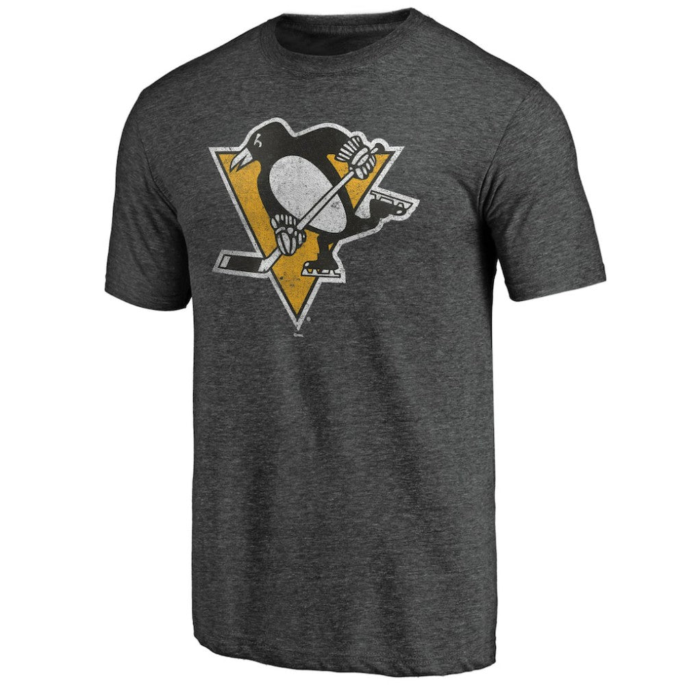 Pittsburgh Penguins Greatest Dad Tri-Blend T-Shirt - Charcoal - NHL 3990270