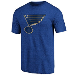 St. Louis Blues Greatest Dad Tri-Blend T-Shirt - Blue - NHL 3990272
