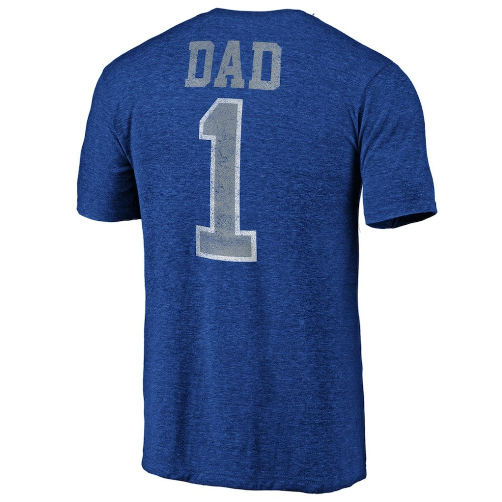 Toronto Maple Leafs Greatest Dad Tri-Blend T-Shirt - Blue - NHL 3990274