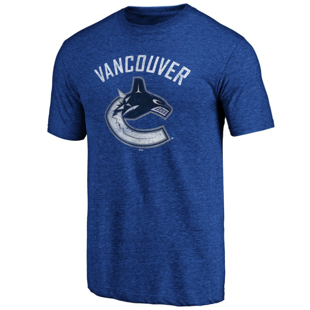 Vancouver Canucks Greatest Dad Tri-Blend T-Shirt - Blue - NHL 3990275