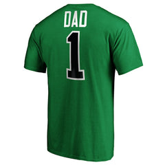 Dallas Stars #1 Dad T-Shirt - Kelly Green - NHL 3990288