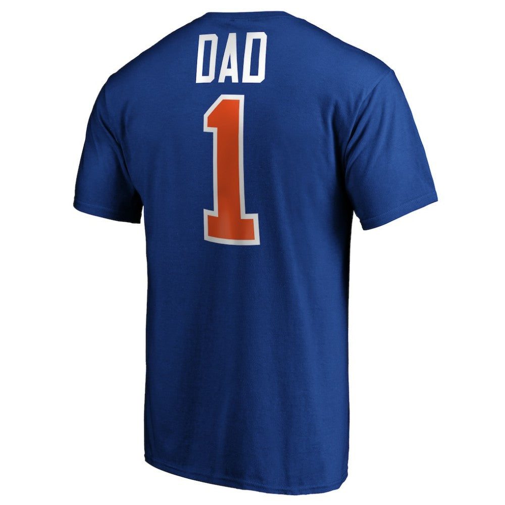 New York Islanders #1 Dad T-Shirt - Royal - NHL 3990297