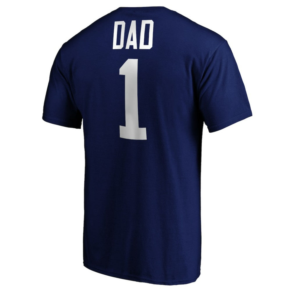 Tampa Bay Lightning #1 Dad T-Shirt - Blue - NHL 3990304