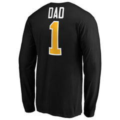 Boston Bruins #1 Dad Long Sleeve T-Shirt - Black - NHL 3990312