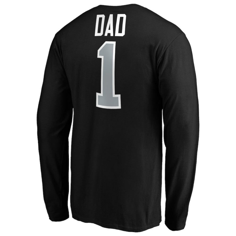 Los Angeles Kings #1 Dad Long Sleeve T-Shirt - Black - NHL 3990323